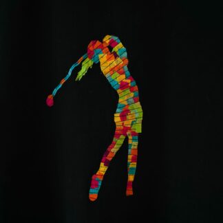 Calyz Girl Golfer Black T-shirt
